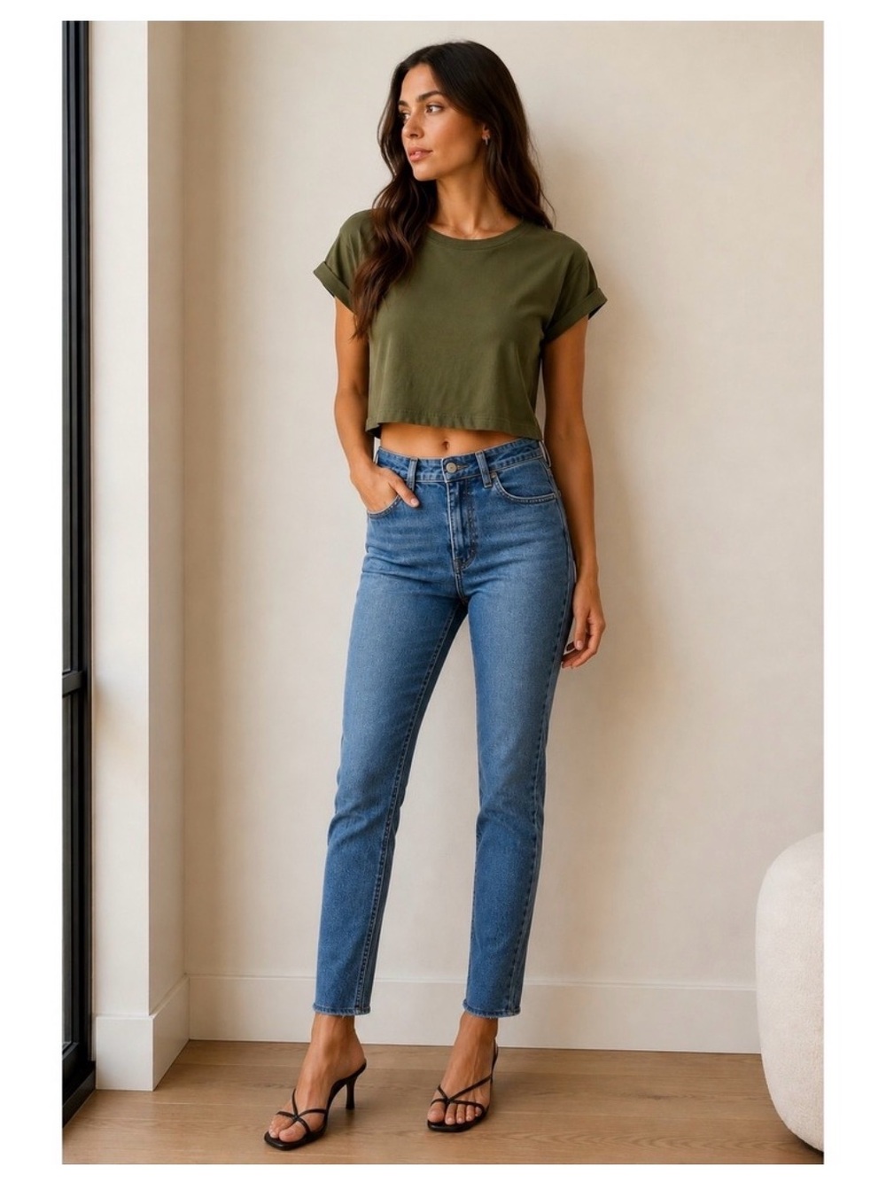 Reformation Liza High Waisted Straight Jeans Kasai wash 30